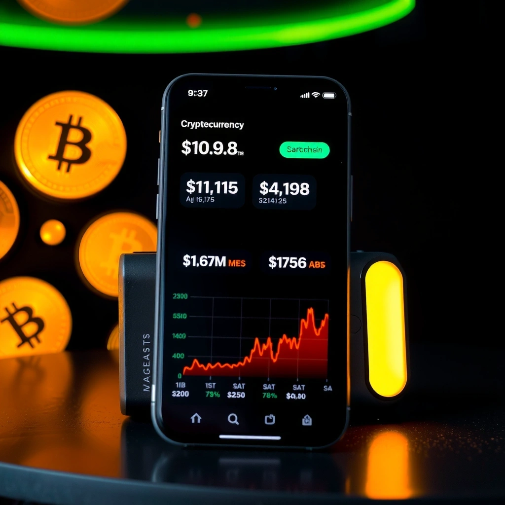 CryptoForge mobile interface